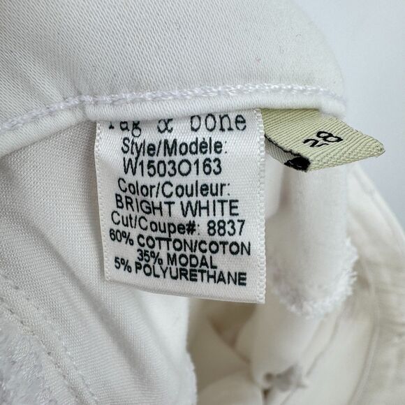 RAG & BONE Legging in Bright White Jeggings Jeans Size 28 - Picture 11 of 11